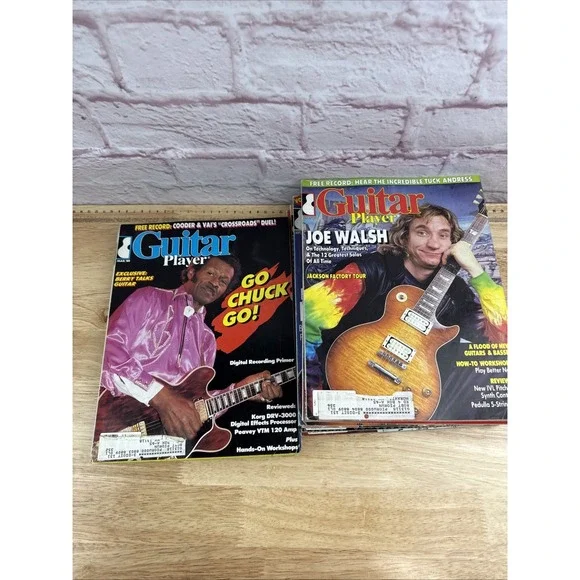GUITAR PLAYER MAGAZINE, LOT OF 12! Complete! 1988. Clapton, Nugent And More